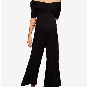 A pea in the pod, black wide-leg Jumpsuit-Small